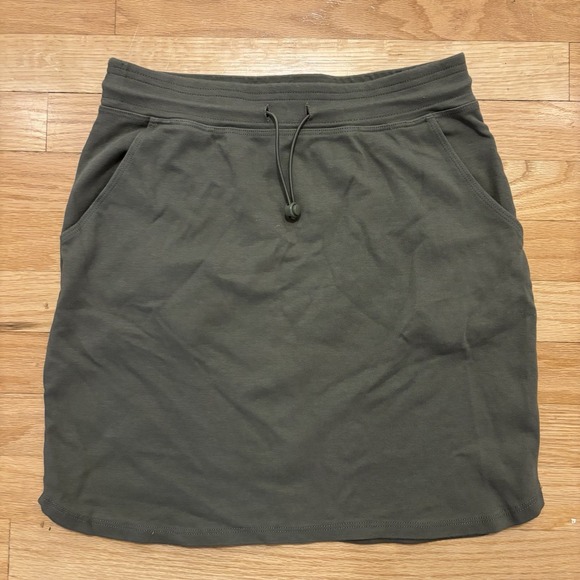 Sundry Evereve Sunday‎ Skirt Elastic Waist Green Size 1 Small/Medium - Picture 1 of 6